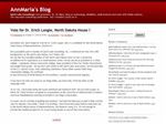 Thumbnail for AnnMaria's Blog