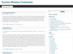 Thumbnail for Custom Window Treat...