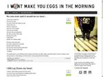 Thumbnail for I Wont Make You Egg...