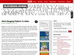 Thumbnail for Blog Design Journal
