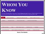 Thumbnail for Whom You Know