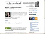 Thumbnail for Sciencetext Tech Blog