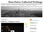 Thumbnail for Dom Pates: Collecte...