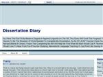 Thumbnail for Dissertation Diary