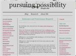 Thumbnail for pusuing possibility
