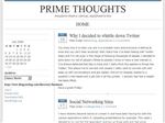 Thumbnail for Prime Thoughts