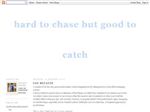 Thumbnail for Hard To Chase But G...